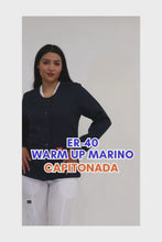 Cargar y reproducir el video en el visor de la galería, WARM UP Capitonado Chamarra Médica - Salida de Hospital - para Dama - Color MARINO- ER-40 - ANA ISABEL UNIFORMES