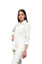 Cargar imagen en el visor de la galería, Filipina Top AI-110 ANGIE -Color BLANCO Dama-KAREN MEDICAL FASHION