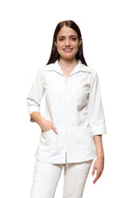 Cargar imagen en el visor de la galería, Filipina Top  AI-124- MARGARITAS DAMA - Color BLANCO