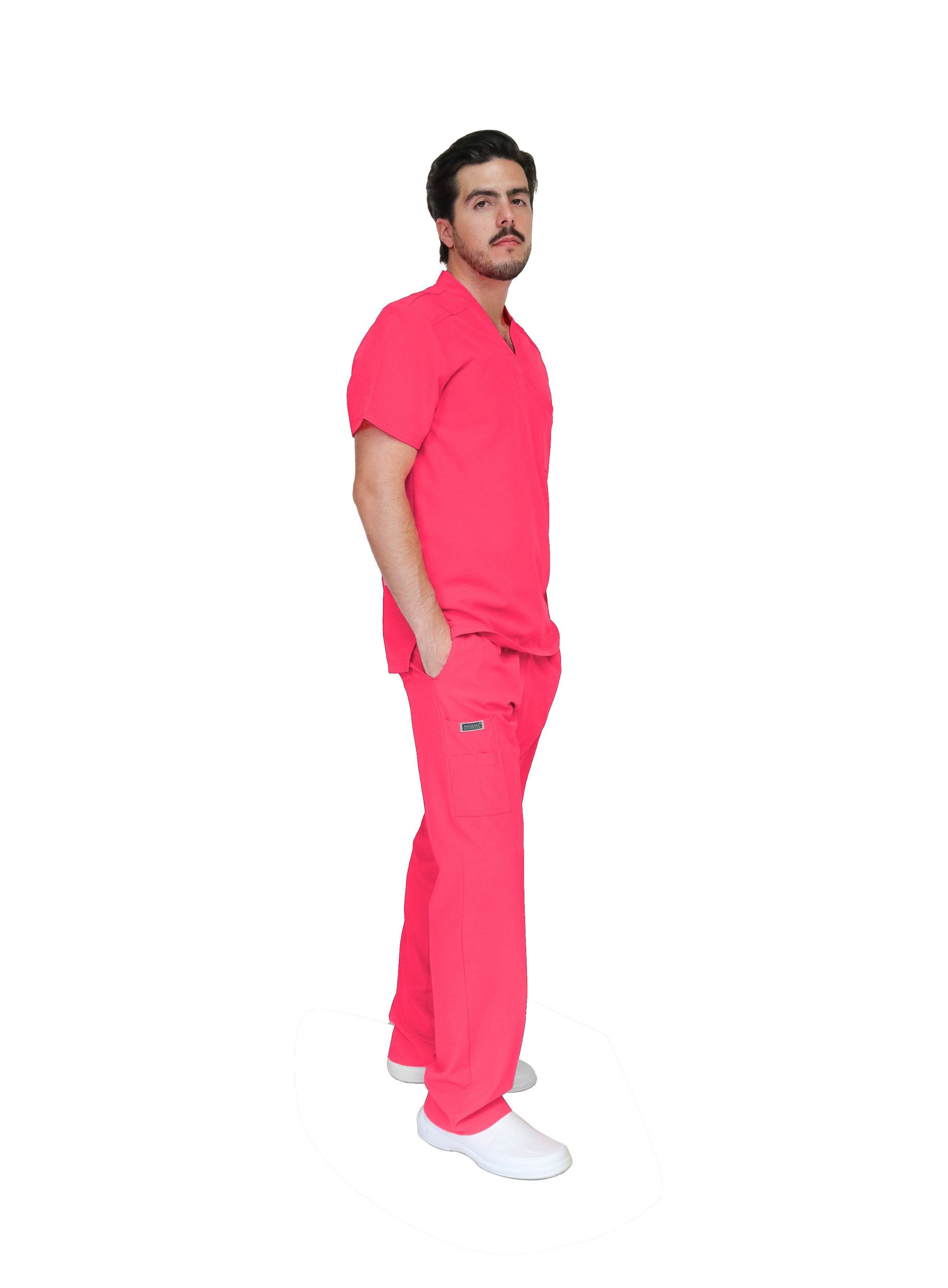 Conjunto SET EA-02 REPELENTE A FLUIDOS-Color PINK-HASSAN Uniformes