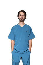 Cargar imagen en el visor de la galería, Conjunto SET Filipina y Pantalón JOGGER EA-04 REPELENTE A FLUIDOS-Color CARIBE HOMBRE-HASSAN Uniformes