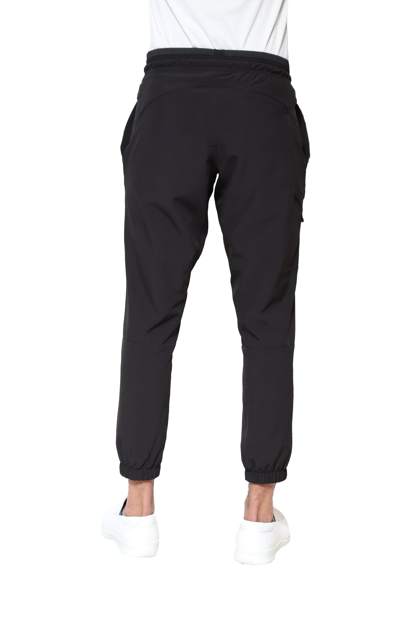 Conjunto SET Filipina y Pantalón JOGGER EA-04 REPELENTE A FLUIDOS-Color NEGRO HOMBRE-HASSAN Uniformes