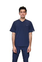 Cargar imagen en el visor de la galería, Conjunto SET Filipina y Pantalón EA-04 REPELENTE A FLUIDOS-Color MARINO HOMBRE-HASSAN Uniformes