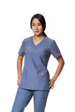 Cargar imagen en el visor de la galería, Conjunto SET Filipina y Pantalón ER-01 Kate -Color ACERO - Dama- Ana Isabel Uniformes