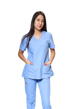 Cargar imagen en el visor de la galería, Conjunto SET Filipina y Pantalón ER-01 Kate -Color FRANCIA - Dama- Ana Isabel Uniformes