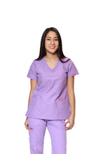 Cargar imagen en el visor de la galería, Conjunto SET Filipina y Pantalón ER-01 Kate -Color LILA - Dama- Ana Isabel Uniformes