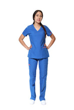 Cargar imagen en el visor de la galería, Conjunto SET Filipina y Pantalón ER-01 Kate -Color REY - Dama- Ana Isabel Uniformes