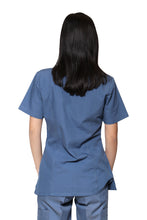 Cargar imagen en el visor de la galería, Conjunto SET Filipina y Pantalón ER-05 Titi -Color ACERO/LILA - Dama- Ana Isabel Uniformes