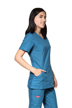 Cargar imagen en el visor de la galería, Conjunto SET Filipina y Pantalón ER-05 Titi -Color CARIBE- Dama- Ana Isabel Uniformes