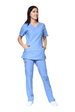 Cargar imagen en el visor de la galería, Conjunto SET Filipina y Pantalón ER-05 Titi -Color FRANCIA- Dama- Ana Isabel Uniformes