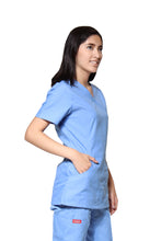 Cargar imagen en el visor de la galería, Conjunto SET Filipina y Pantalón ER-05 Titi -Color FRANCIA- Dama- Ana Isabel Uniformes