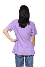 Cargar imagen en el visor de la galería, Conjunto SET Filipina y Pantalón ER-05 Titi -Color LILA/ACERO- Dama- Ana Isabel Uniformes