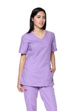 Cargar imagen en el visor de la galería, Conjunto SET Filipina y Pantalón ER-05 Titi -Color LILA- Dama- Ana Isabel Uniformes