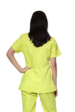 Cargar imagen en el visor de la galería, Conjunto SET Filipina y Pantalón ER-05 Titi -Color LIMA- Dama- Ana Isabel Uniformes