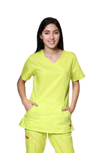 Cargar imagen en el visor de la galería, Conjunto SET Filipina y Pantalón ER-05 Titi -Color LIMA- Dama- Ana Isabel Uniformes