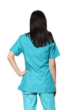 Cargar imagen en el visor de la galería, Conjunto SET Filipina y Pantalón ER-05 Titi -Color VERDE- Dama- Ana Isabel Uniformes