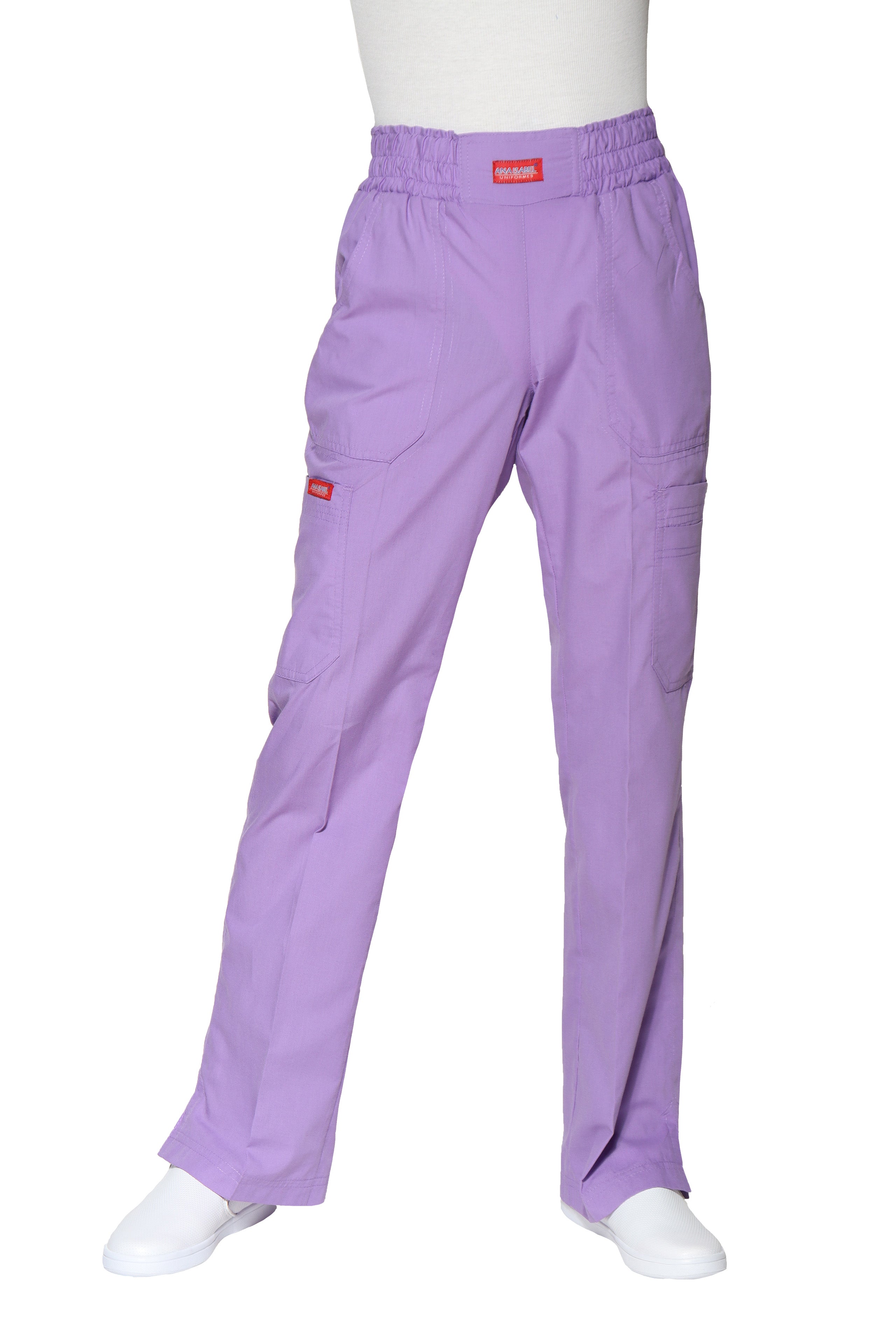 Conjunto SET Filipina y Pantalón ER-05 Titi -Color LILA- Dama- Ana Isabel Uniformes