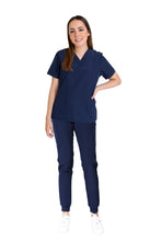 Cargar imagen en el visor de la galería, CONJUNTO EV-01 CHICU con PANTALÓN JOGGER DAMA TALLAS 3XG Y 4XG