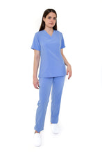 Cargar imagen en el visor de la galería, Conjunto SET Filipina y Pantalón EV-01 Chicu REPELENTE A FLUIDOS-Color FRANCIA Dama-Ana Isabel Uniformes