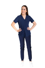 Cargar imagen en el visor de la galería, CONJUNTOS COLOR MARINO CON PANT JOGGER DAMA EV-01-02-03-04-16-18-20-30