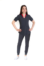 Cargar imagen en el visor de la galería, CONJUNTOS COLOR PEWTER CON PANT JOGGER DAMA EV-01-02-03-04-16-18