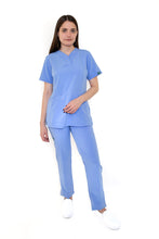 Cargar imagen en el visor de la galería, Conjunto SET Filipina y Pantalón EV-03 Nani REPELENTE A FLUIDOS-Color FRANCIA Dama-Ana Isabel Uniformes