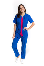 Cargar imagen en el visor de la galería, CONJUNTOS COLOR REY DAMA EV-02-07-08-09-16 Pantalón Azul Rey