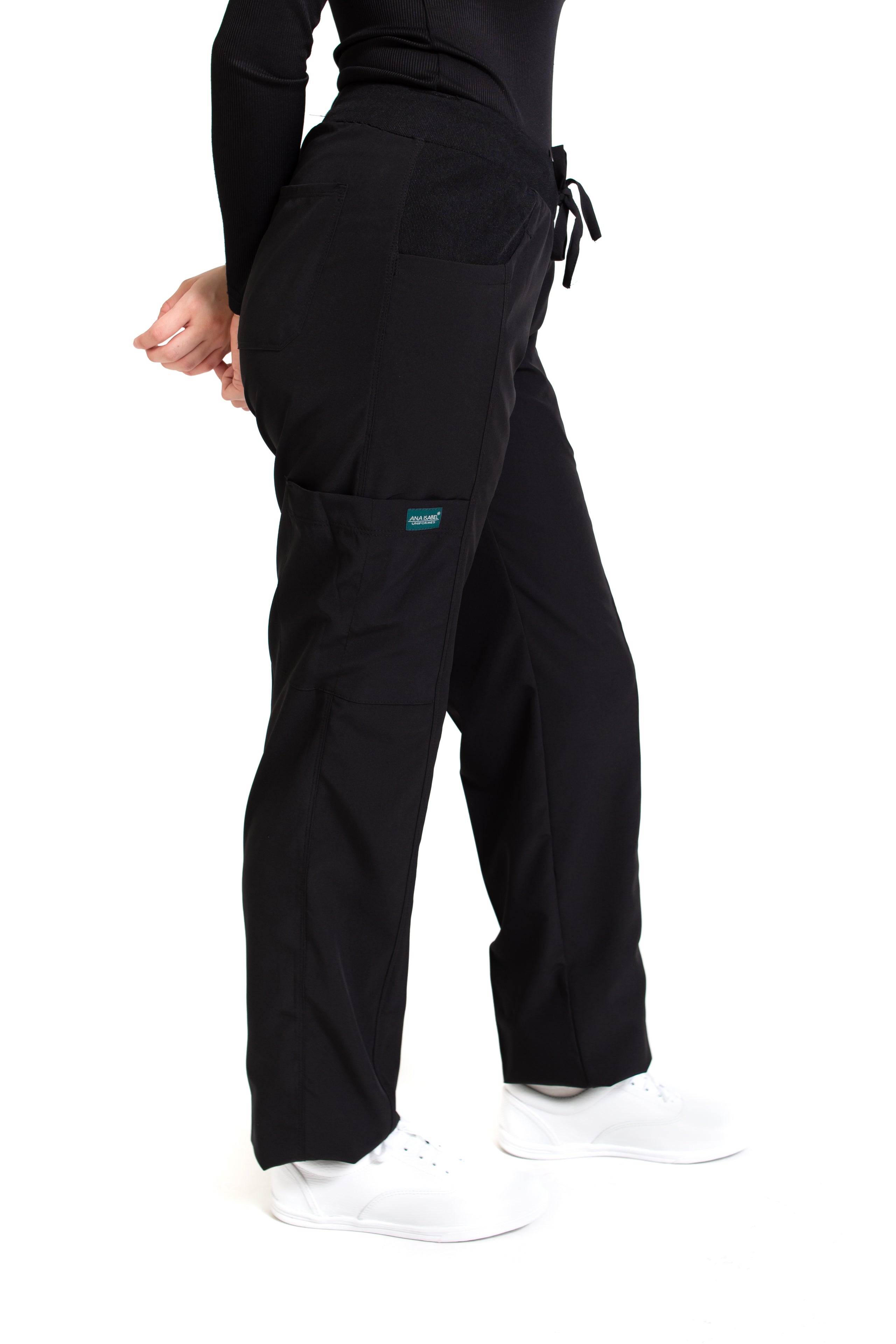 Pantalón Pant EV-120 REPELENTE A FLUIDOS-Color NEGRO Dama-Ana Isabel Uniformes