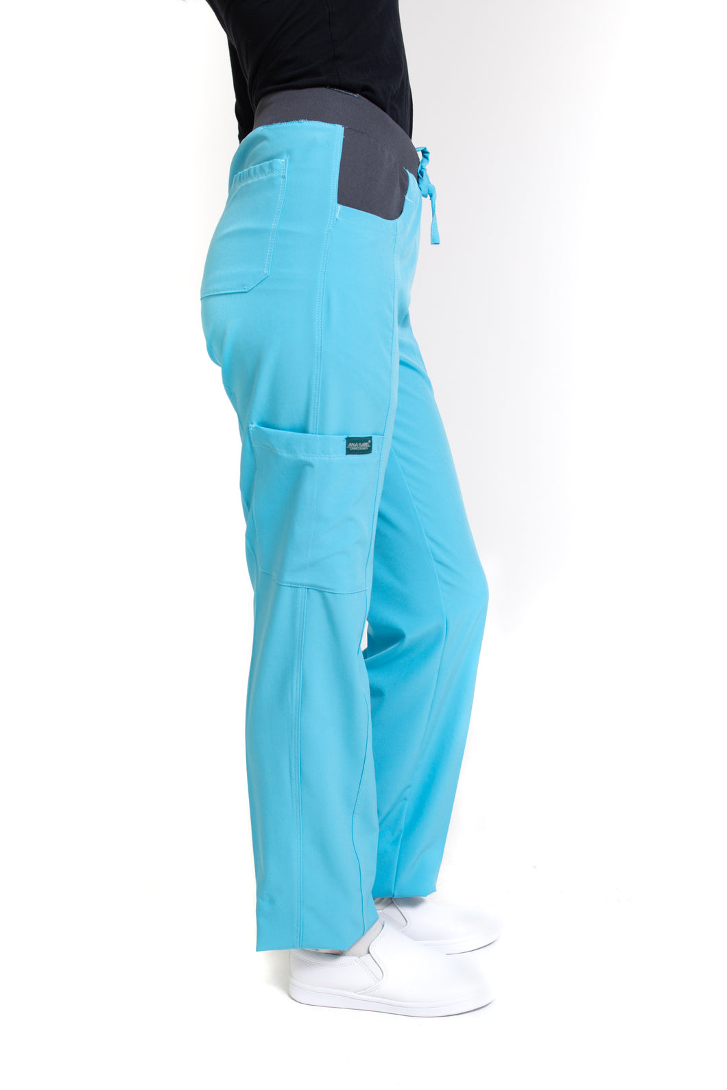 Pantalón Pant EV-120 REPELENTE A FLUIDOS-Color Aqua/Pewter Dama-Ana Isabel Uniformes