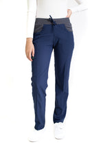 Cargar imagen en el visor de la galería, PANTALONES COLOR MARINO DAMA EV-120-128-125