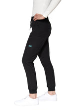 Cargar imagen en el visor de la galería, Conjunto SET Filipina y Pantalón JOGGER EV-02 Muñin REPELENTE A FLUIDOS-Color NEGRO Dama-Ana Isabel Uniformes
