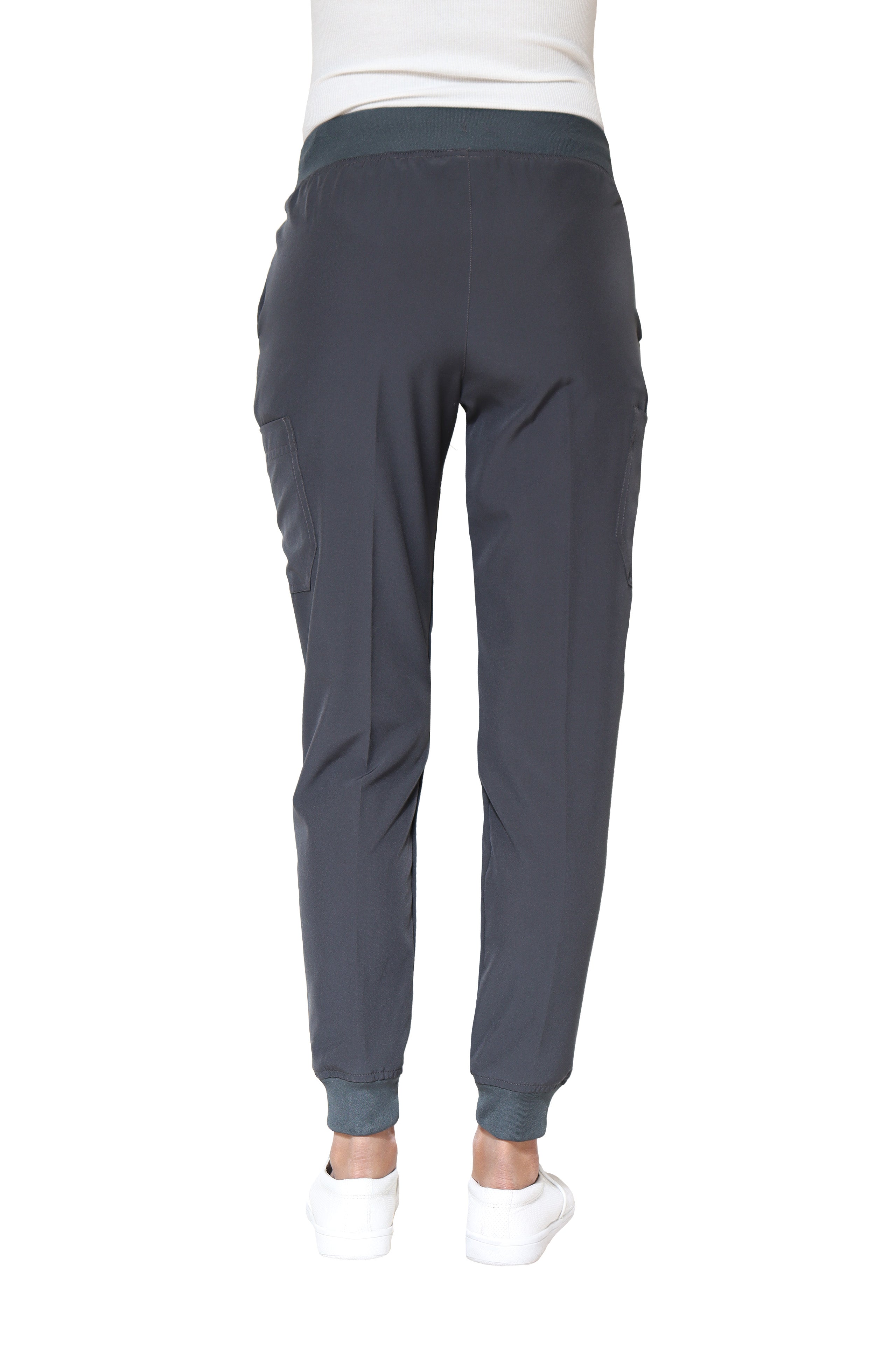 Conjunto SET Filipina y Pantalón JOGGER EV-02 Muñin REPELENTE A FLUIDOS-Color PEWTER Dama-Ana Isabel Uniformes