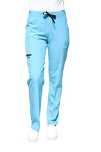 Cargar imagen en el visor de la galería, PANTALONES COLOR AQUA DAMA EV-120-128-125