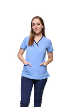 Cargar imagen en el visor de la galería, Filipina Top EV-18 Candy REPELENTE A FLUIDOS-Color FRANCIA/MARINO Dama-Ana Isabel Uniformes