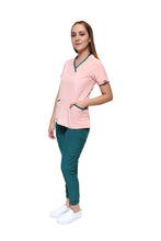 Cargar imagen en el visor de la galería, Conjunto SET Filipina y Pantalón JOGGER EV-18 CANDY REPELENTE A FLUIDOS-Color Pastel/Pasto Dama-Ana Isabel Uniformes