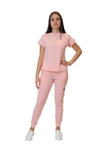 Cargar imagen en el visor de la galería, CONJUNTOS COLOR PASTEL CON PANT JOGGER DAMA EV-04-16-18-20-30