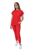 Cargar imagen en el visor de la galería, CONJUNTO EV-20 SOFI CON PANTALÓN JOGGER DAMA