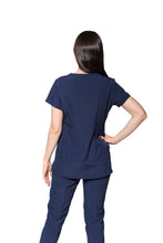 Cargar imagen en el visor de la galería, Conjunto SET Filipina y Pantalón EV-30 Paola con Cierre REPELENTE A FLUIDOS-Color Marino Dama-Ana Isabel Uniformes