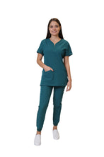 Cargar imagen en el visor de la galería, CONJUNTOS COLOR PASTO CON PANT JOGGER DAMA EV-04-16-18-20-30