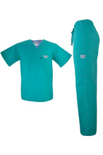 Cargar imagen en el visor de la galería, CONJUNTO HA-06 y HA-07 UNISEX CLÁSICO ATEMPORAL TRADICIONAL