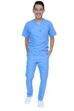 Cargar imagen en el visor de la galería, Conjunto SET Filipina y Pantalón HA-25 -Color FRANCIA- HOMBRE-HASSAN Uniformes