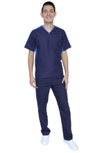 Cargar imagen en el visor de la galería, Conjunto SET Filipina y Pantalón HA-25 -Color MARINO/REY- HOMBRE-HASSAN Uniformes