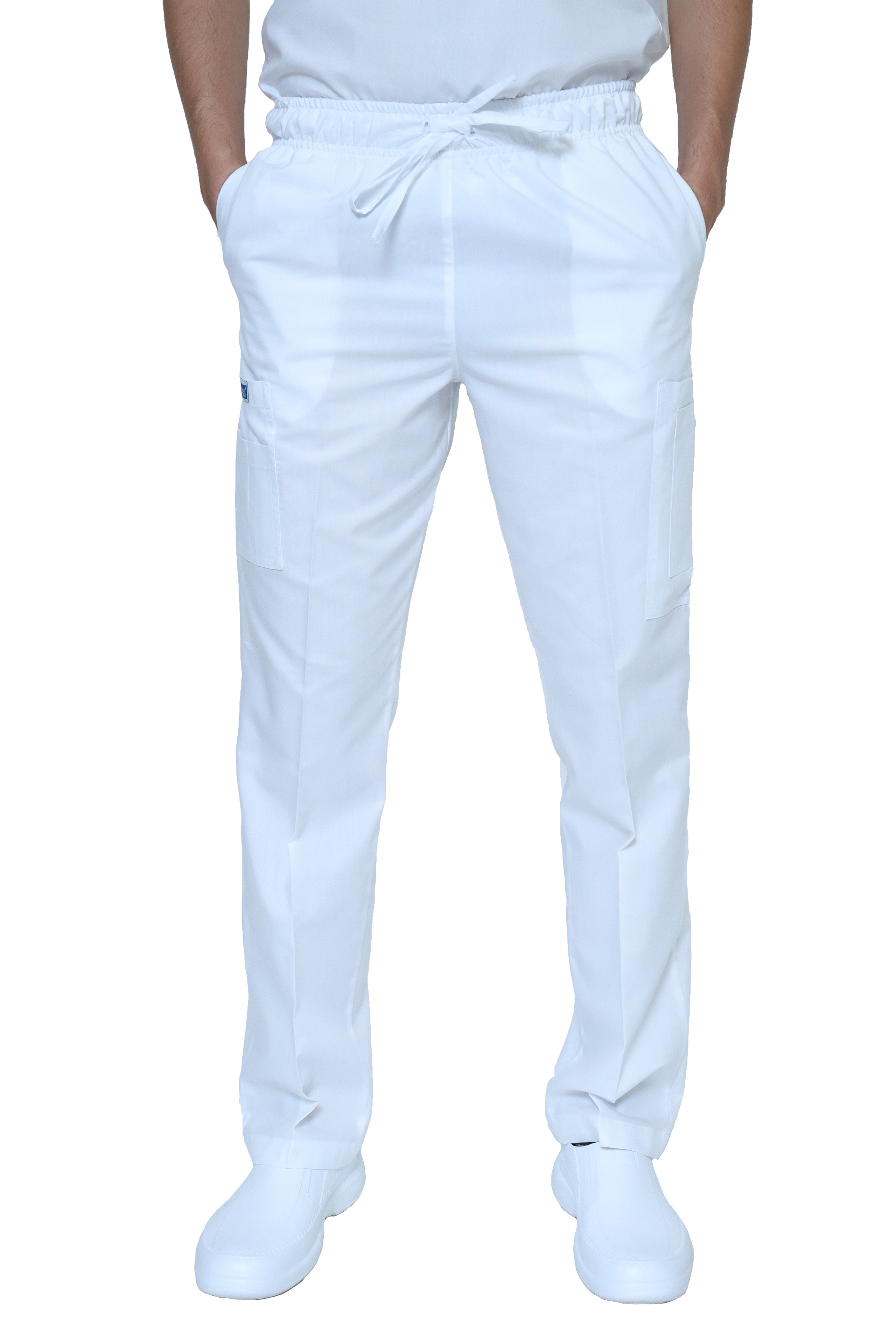 Conjunto SET Filipina y Pantalón HA-25 -Color BLANCO- HOMBRE-HASSAN Uniformes