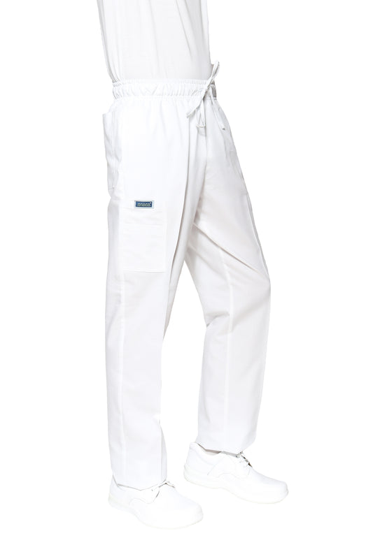 Pantalón Pant HA-25P-TELA SPORT-Color BLANCO-HOMBRE-HASSAN Uniformes