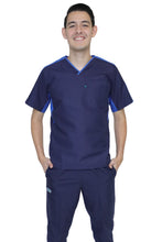 Cargar imagen en el visor de la galería, Conjunto SET Filipina y Pantalón HA-25 -Color MARINO/REY- HOMBRE-HASSAN Uniformes