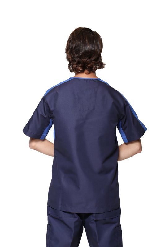 Filipina HA-25T-TELA SPORT-Color MARINO/REY-HOMBRE-HASSAN Uniformes