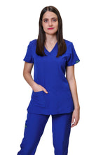 Cargar imagen en el visor de la galería, Conjunto SET Filipina y Pantalón JOGGER EV-04 Tatita REPELENTE A FLUIDOS-Color GALACTICO Dama-Ana Isabel Uniformes