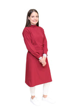 Cargar imagen en el visor de la galería, Bata Médica Quirúrgica COAT LINE de DAMA - DOBLE STRETCH con REPELENTE A FLUIDOS para Dama - EV-26-COATLINE DAMA