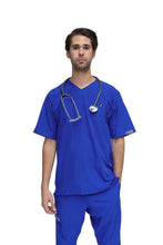 Cargar imagen en el visor de la galería, Conjunto SET Filipina y Pantalón JOGGER EA-04 REPELENTE A FLUIDOS-Color AZUL GALACTICO HOMBRE-HASSAN Uniformes