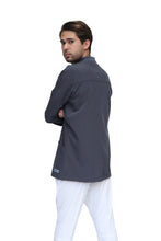 Cargar imagen en el visor de la galería, CHAMARRA WARM UP DOBLE STRETCH CON CIERRE con REPELENTE A FLUIDOS para Hombre - EA-06